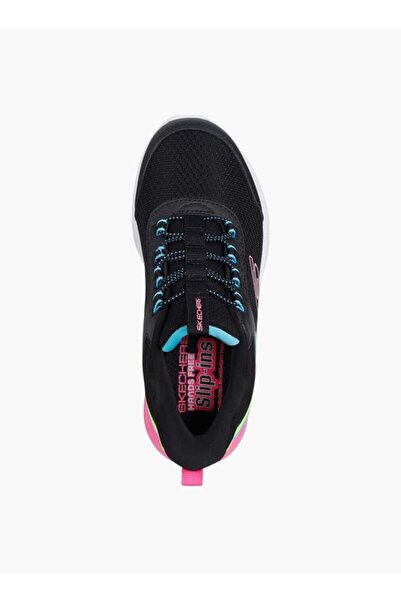 SKECHERS Dziewczęce sportowe buty wsuwane z koronkowymi detalami – MICROSPEC MAX
