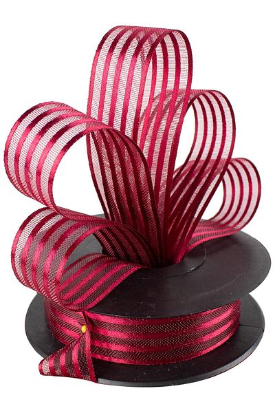 GÜLSEMALİ 5 Meters Chiffon Ribbon Ribbon Stripes Ribbon
