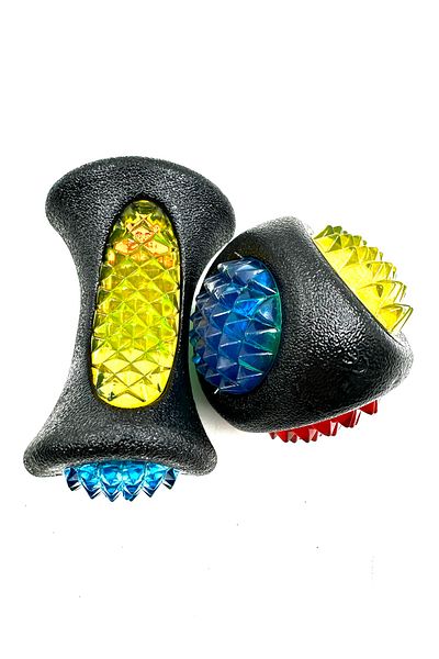 Tasma Market Lighted Bone and Ball Dog Teeth Scratching Toy Set of 2