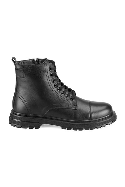 Desa Ανδρικές δερμάτινες μπότες Virgina Black