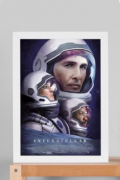 Saturn Pictură cu cadru interstelar - Pictură poster film interstelar