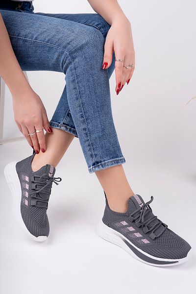 McDark Women's Smoked Knitwear Sneaker Shoes