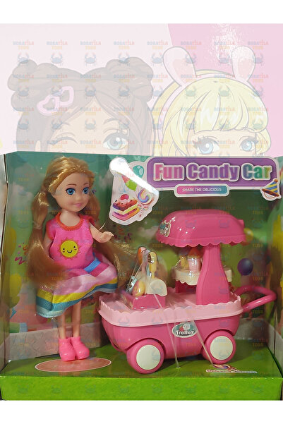Boratila Toys Sparkle Bella Princess Eğlenceli Şeker Arabalı Oyun Seti