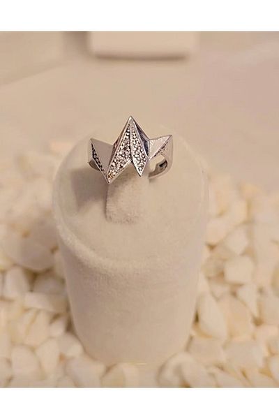naaksesuar Adjustable Gold & Silver Rhythm Ring