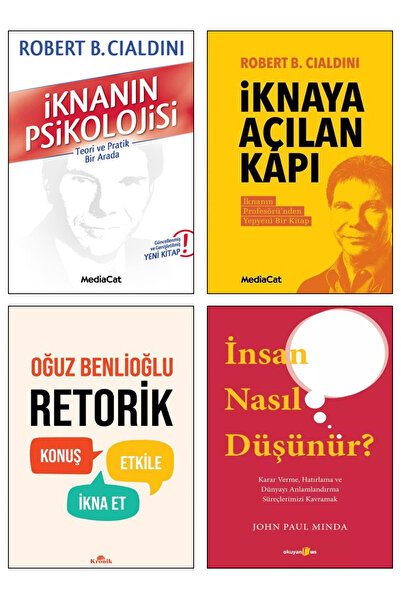 MediaCat Kitapları İknanın Psikolojisi Iknaya Açılan Kapı Retorik Oğuz Benlio...
