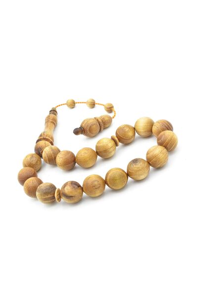 Murty99 Rüstem Smoke Made Sphere Cut Acacia Wood Efe Mascot Rosary