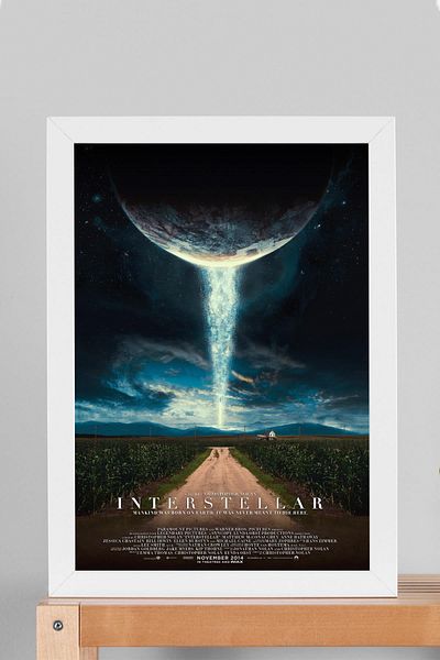 Saturn Pictură cu cadru interstelar - Pictură poster film interstelar