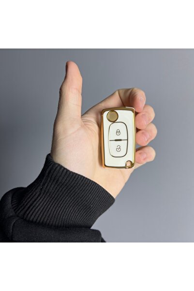 LUXE AKSESUAR Θήκη σιλικόνης για τηλεχειριστήριο κλειδιού προστασίας Peugeot ...