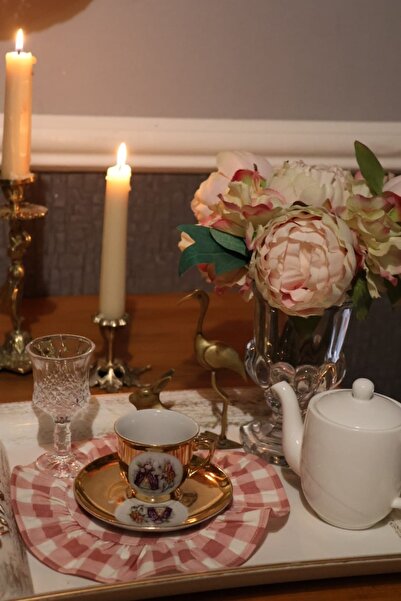 vintagetasarım عرض القهوة 4 قطع