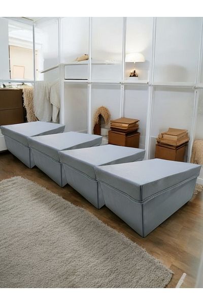 Balkan Room 4Pcs Clamshell Interior Organizer Box Multipurpose Storage Box Xlarge 40X30X20 cm