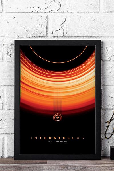 Saturn Pictură cu cadru interstelar - Pictură poster film interstelar