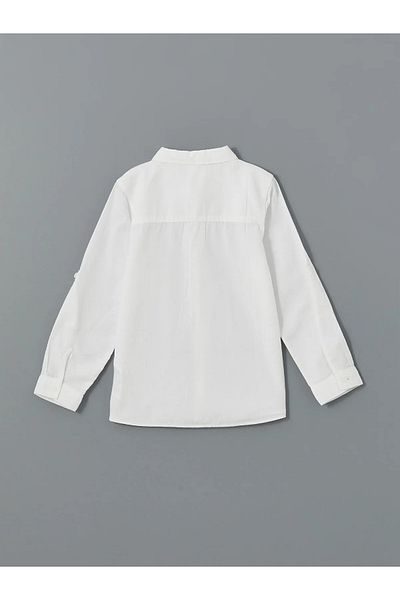 LC Waikiki Long Sleeve Basic Boy's Shirt