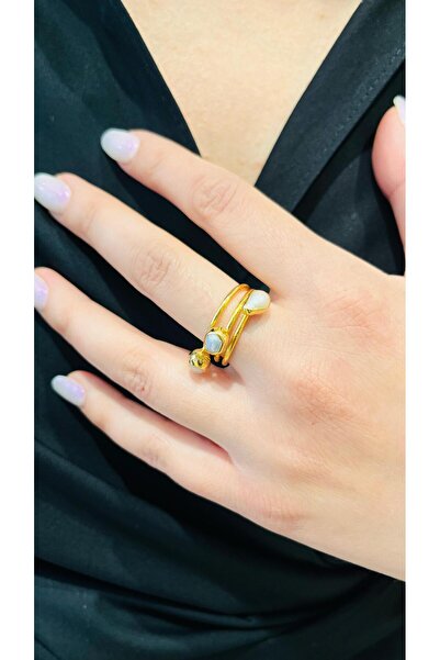 AURA Doğal gerçek inci yüzük