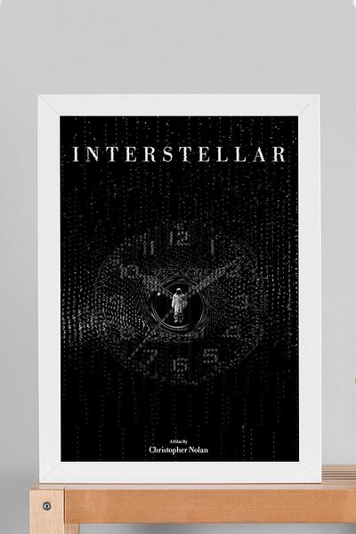 Saturn Pictură cu cadru interstelar - Pictură poster film interstelar