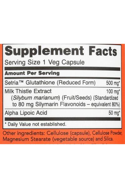 Now Foods , Glutathione 500mg, 60 Capsules