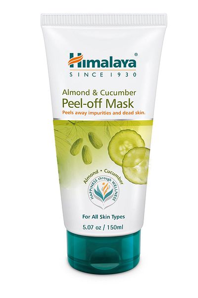 Himalaya Almond & Cucumber Peel-Off Mask, Removes Blemishes, Dead Cells and Impurities 5.07oz/150ml