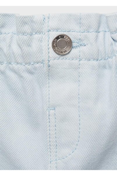 MANGO Baby Paperbag denim şort
