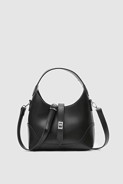 Shule Bags Geantă Laya Hand și Crossbody Neagră