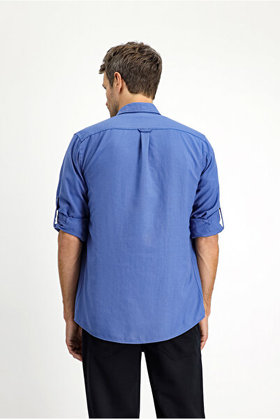 Kiğılı Μακρυμάνικο πουκάμισο με κανονική εφαρμογή αθλητικό γιακά με κουμπιά