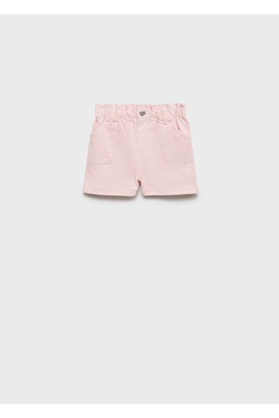 MANGO Baby Paperbag denim şort