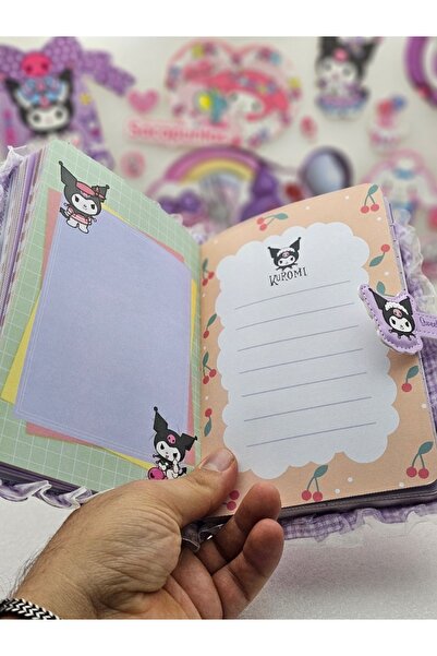 Meyra Accessories Sanrio Kawaii Kromi Lüx Yumuşak Kapaklı Defter Ajanda Günlük Notebook Hediyelik