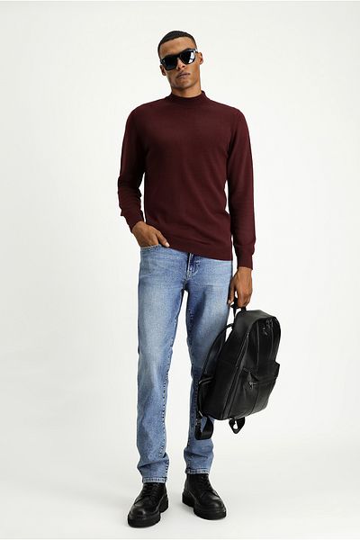 Kiğılı Bato Collar Regular Fit Cotton Knitwear Sweater