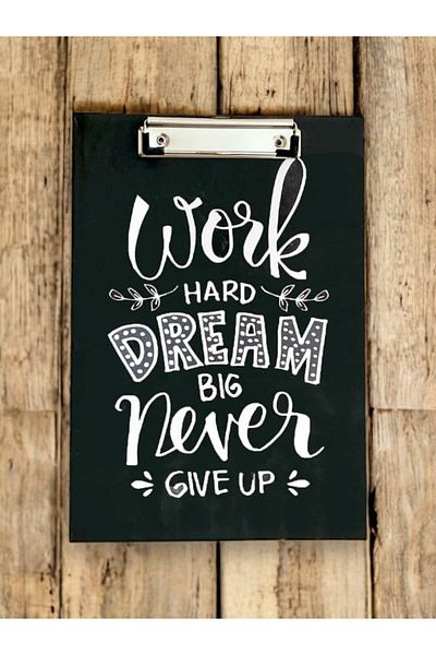FFM Work Hard Dream Big Secretary – Motivating and Stylish Design!
