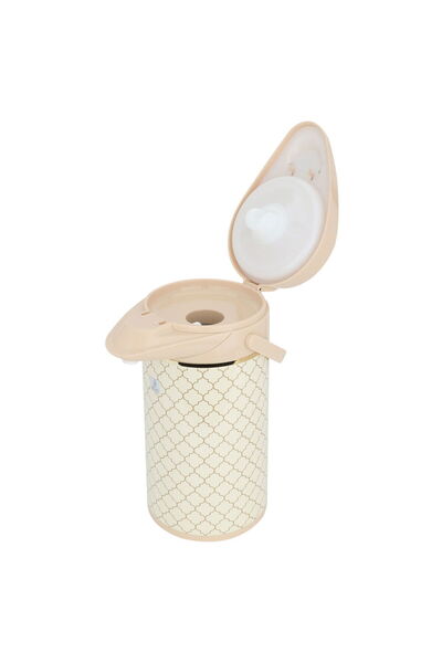 Alsaif Gallery Jaguar Saif Gallery Thermos, 3 Liters, Squeezable - Beige