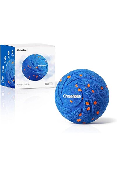 Cheerble Şarjlı Akıllı İneraktif Köpek Top Oyuncağı Mavi 7X7X7 Cm