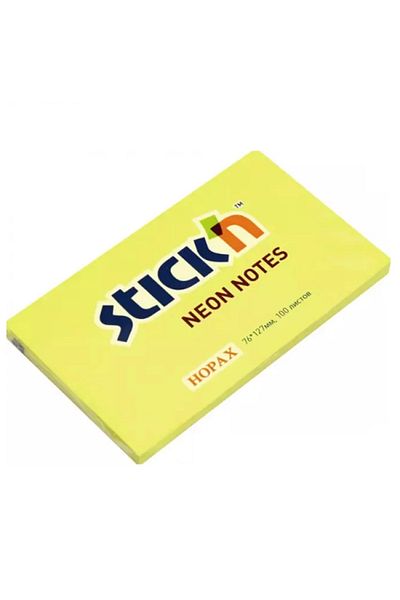 Gıpta Stickn 76x127 Neon Yellow Adhesive Note Holder 100 Yp