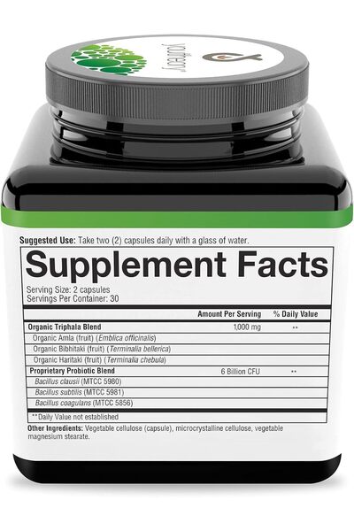 Youtheory Spore Probiotic - 6B CFU - Digestive Aid - Acid Resistant - Dairy/Gluten/Soy Free - 60 Caps