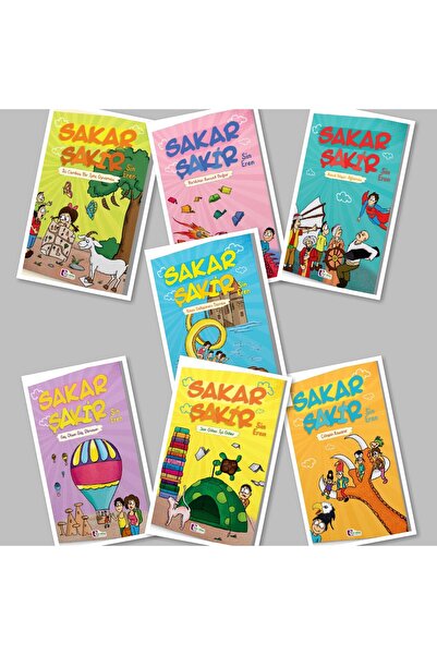 Mor Elma Yayıncılık 5.Sınıf Okuma Kitapları, Sakar Şakir Seti (7 Kitap)