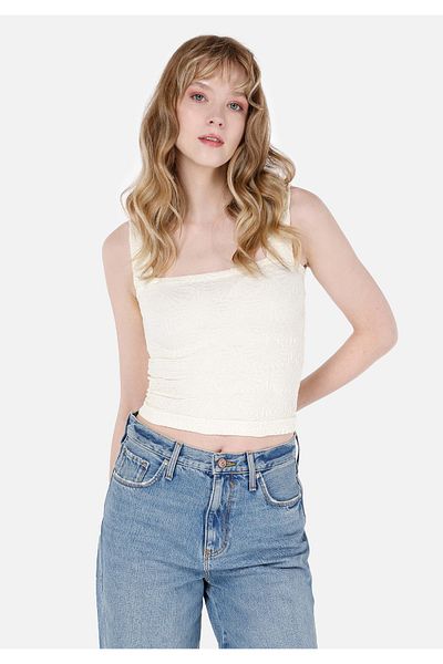 Colin's Slim Fit Women's Ecru Tank Top