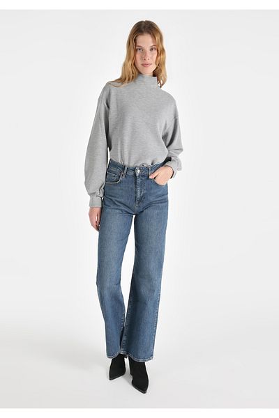 Colin's 900 Larıs Regular Fit High Waist Straight Leg Women's Blue Jean Trousers