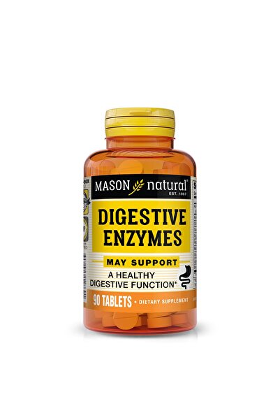 Mason Natural Digestive Enzymes with Prebiotics & Probiotics, Supports Digestive Health & Gut Balance, 90 Tablets