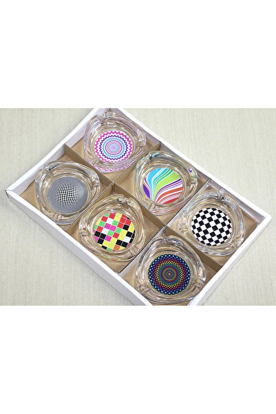 Twin Store Glass Ashtray Alk3683