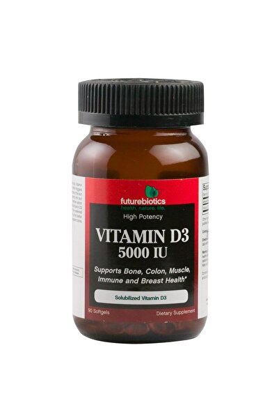 Futurebiotics فيتامين د3 5000 وحدة دولية، 90 كبسولة هلامية