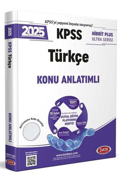 Data Yayınları Data 2026 KPSS Türkçe Ultra Konu Anlatımlı