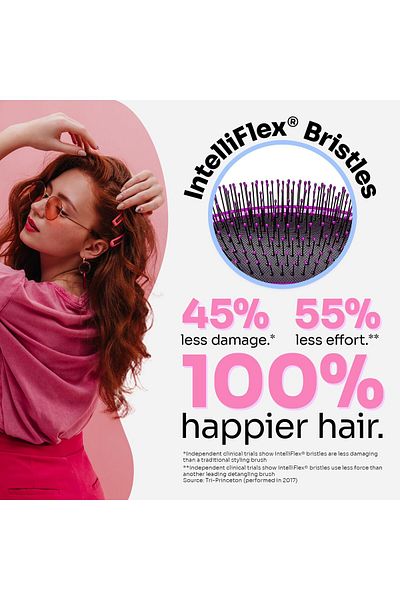 Wet Brush Original Detangling Hair Brush, Purple - IntelliFlex Bristles for All Hair Types - Wet & Dry Hair