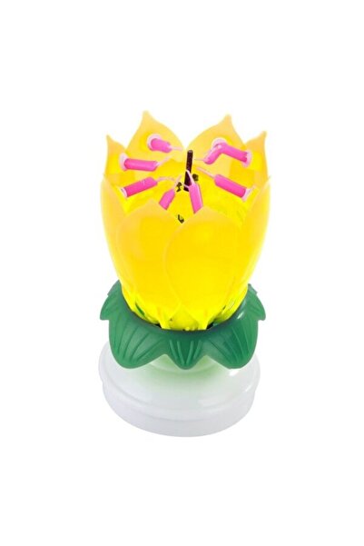 Generic شمعة اللوتس ، شمعة عيد الميلاد الدوارة