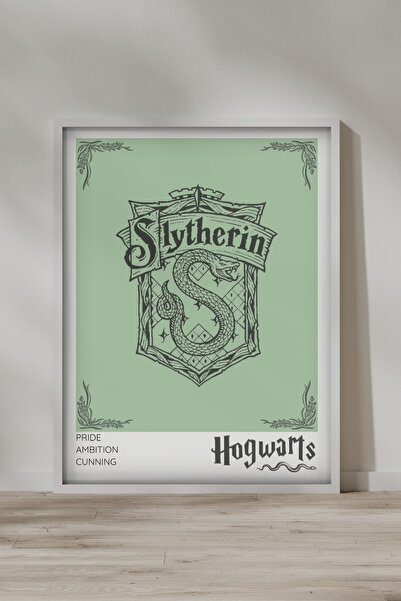 FGHGF Slytherin Seri 001 Harry Potter Çerçevesiz Poster & Duvar Tablosu