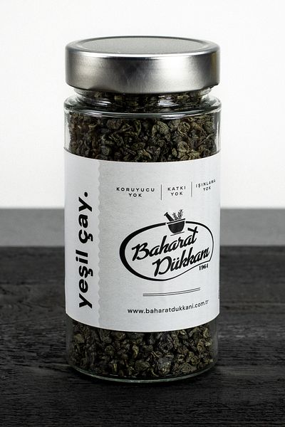 Baharat Dükkanı Green Tea 160Gr (Glass)