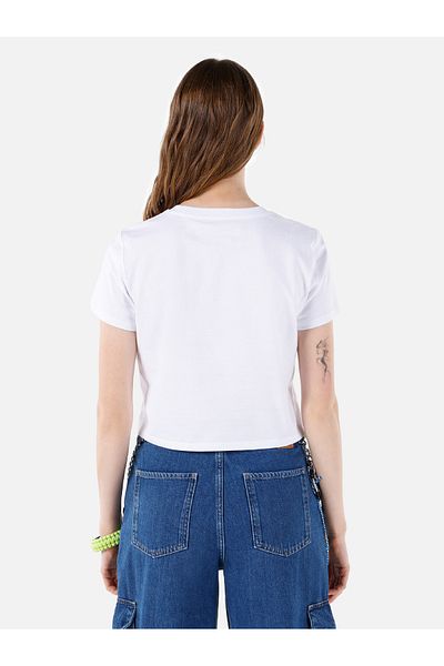 Colin's Tricou alb cu mânecă scurtă pentru damă - Cl 1068576