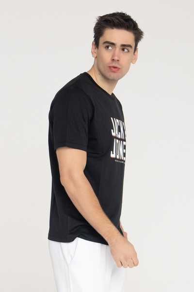 Jack & Jones Ανδρικό μπλουζάκι με τυπωμένο λογότυπο στο στήθος - Ανάπτυξη