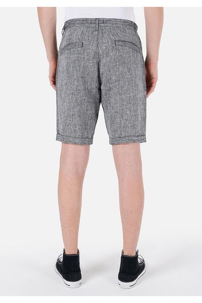Colin's Regular Fit Mid Waist Plain Men's Gray Shorts