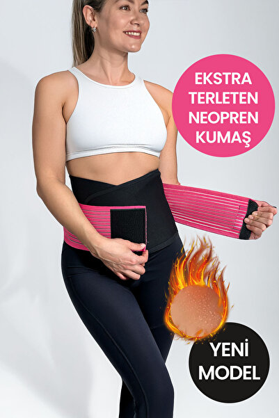 KAYOUBI Göbek Karın Şekillendirici Inceltici Terletici Zayıflatma Dik Duruş L...