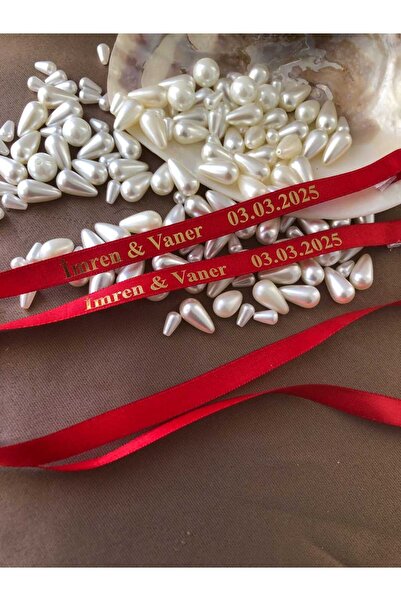 İsabella Accessories Isimli Yüzük Kurdelesi Söz-nişan kurdelesi  9 Renk Seçeneği