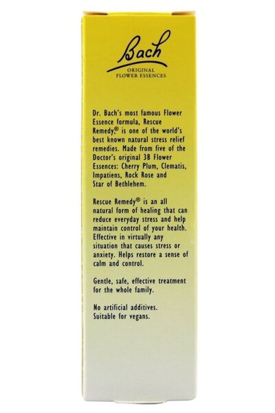 Bach Flower Remedies Rescue Remedy Natural Stress Relief - 0.7 fl oz