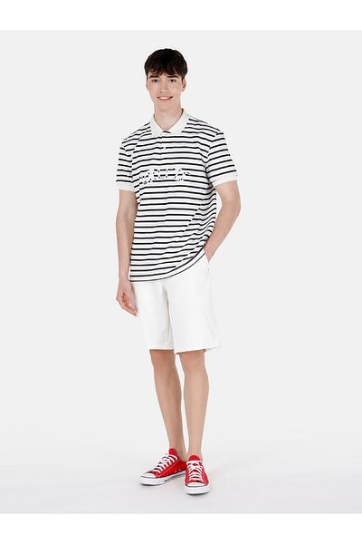 Colin's Fit Mid Waist Straight Men's Natural Jean Shorts