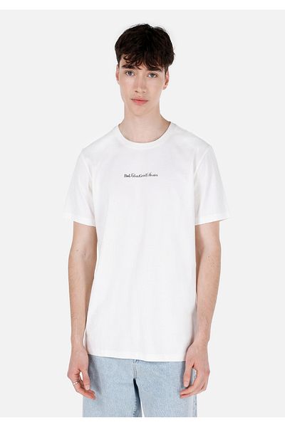 Colin's Regular Fit Round Neck Plain Men's White Short Sleeve T-Shirt